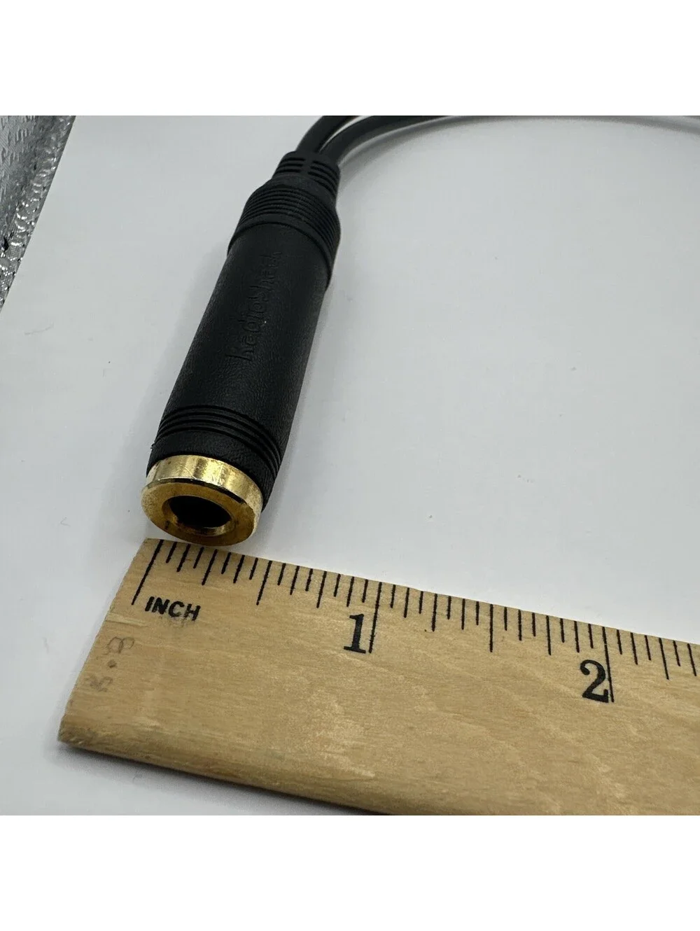 RadioShack 1/4” Female to Dual RCA Male Stereo Audio Adapter Cable Gold Plated
